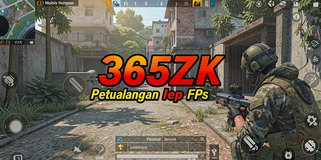 Tangkapan layar menampilkan aksi gameplay seru dari 365ZK.