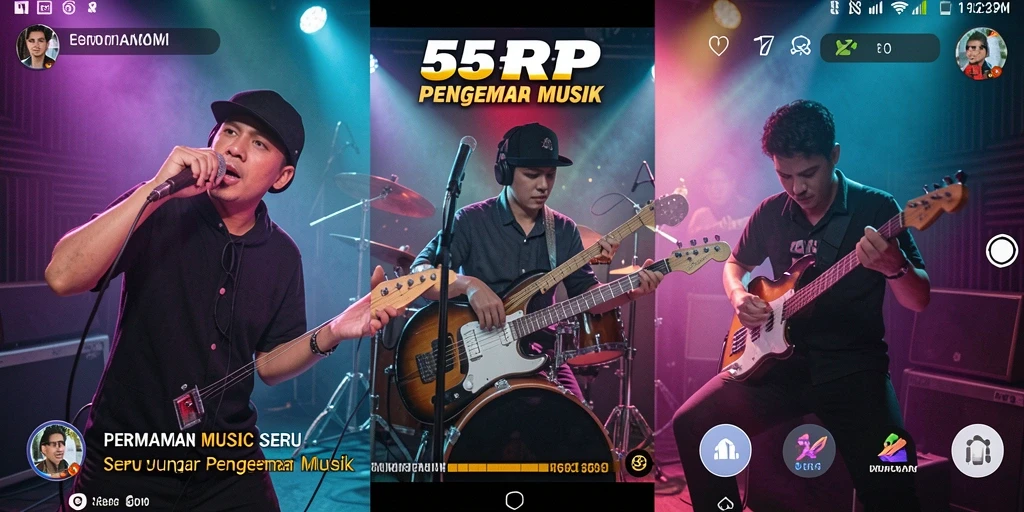 Tampilan gameplay seru dari 55RP yang mengasyikkan.