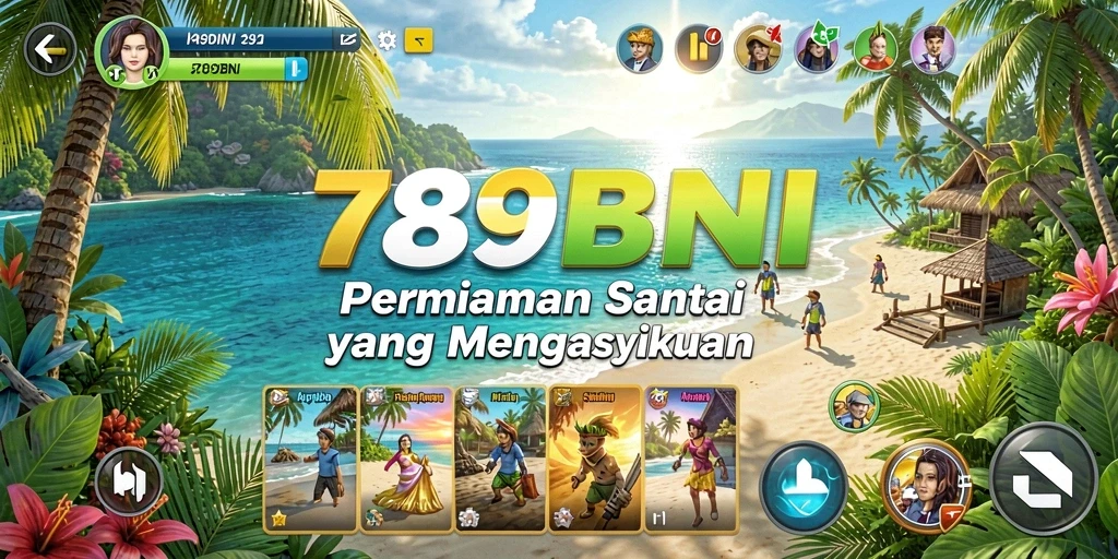 Tampilan gameplay seru dari 789BNI yang penuh warna.