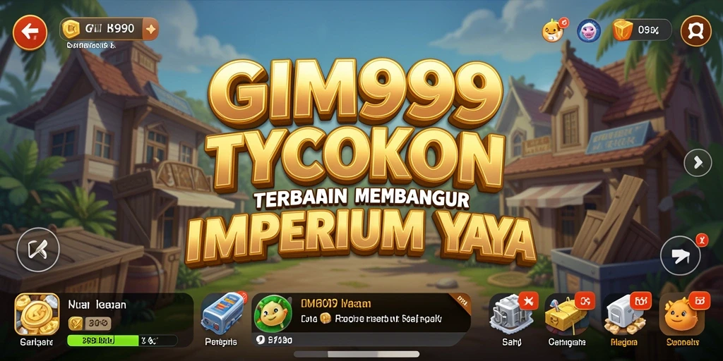 Screenshot utama GIM999 menampilkan gameplay Tycoon yang mendebarkan.