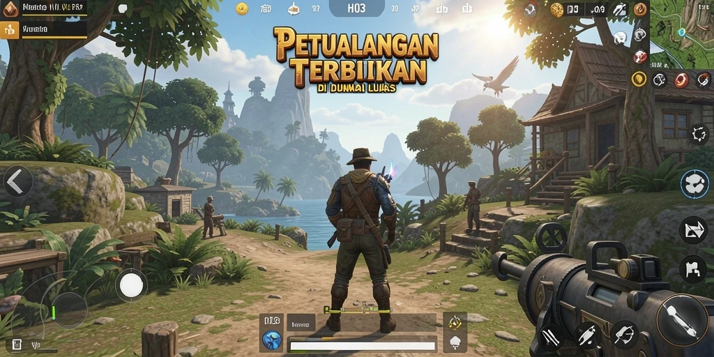 Tampilan gameplay H03 yang menakjubkan dalam dunia Open World.