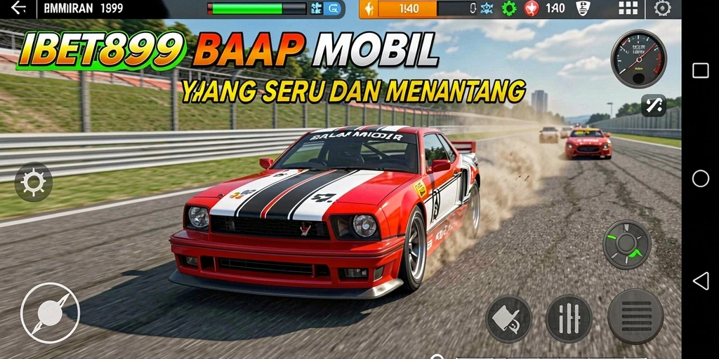 Tampilan gameplay Racing yang seru dan mendebarkan di IBET899.