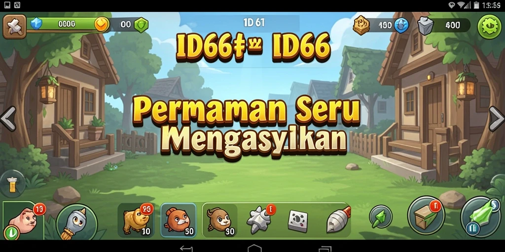 Tampilan gameplay ID66 yang menarik dan asyik.