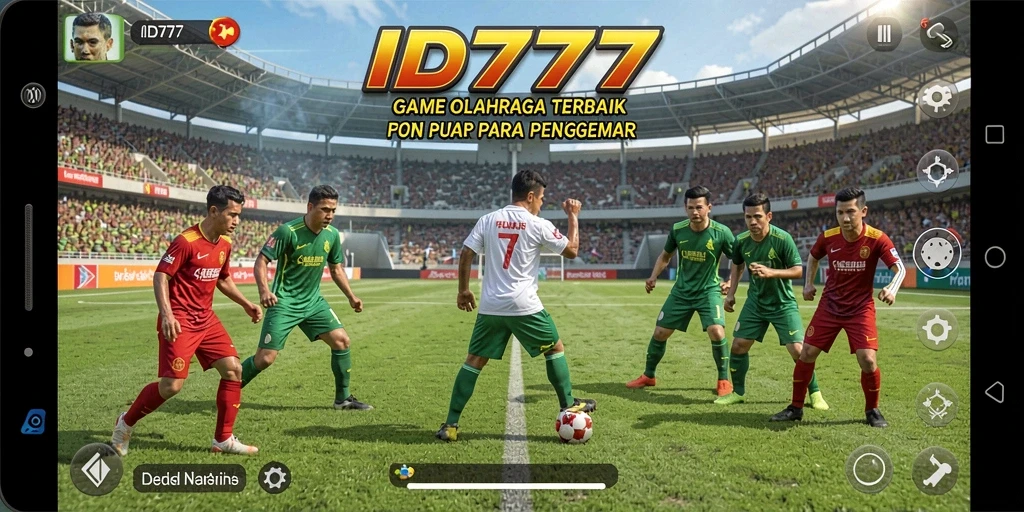 Tampilan gameplay ID777 yang menarik dengan aksi olahraga seru.