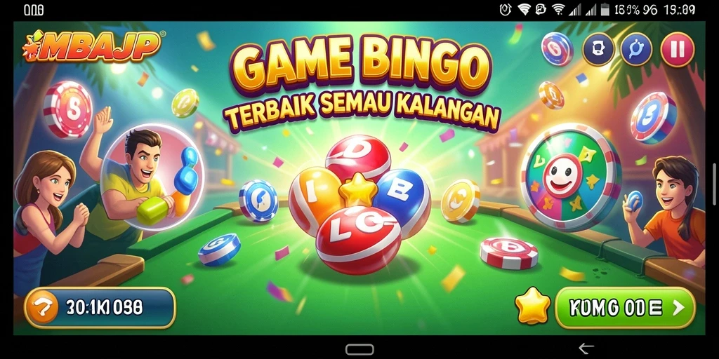 Tampilan gameplay Bingo yang seru dan interaktif di IMBAJP.