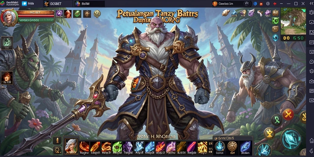 Tampilan gameplay <strong>IOSBET</strong> yang menggugah selera petualangan MMORPG.