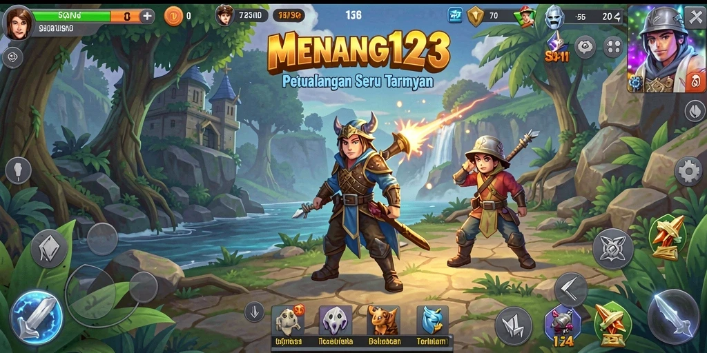 Screenshot MENANG123 menampilkan aksi seru dalam petualangan.