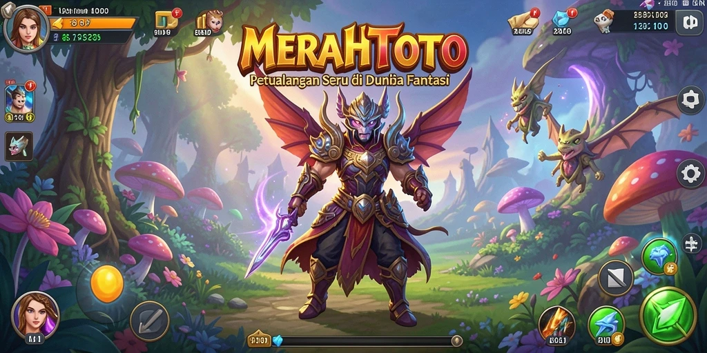 Tampilan screenshot permainan RPG MERAHTOTO yang menarik dan penuh aksi.