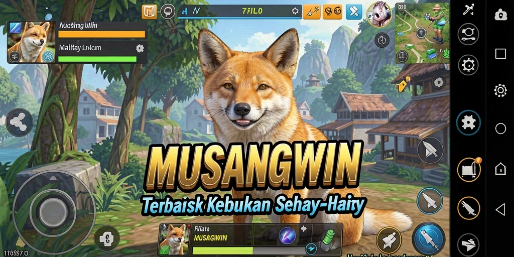 Tampilan antarmuka MUSANGWIN yang intuitif dan mudah digunakan.