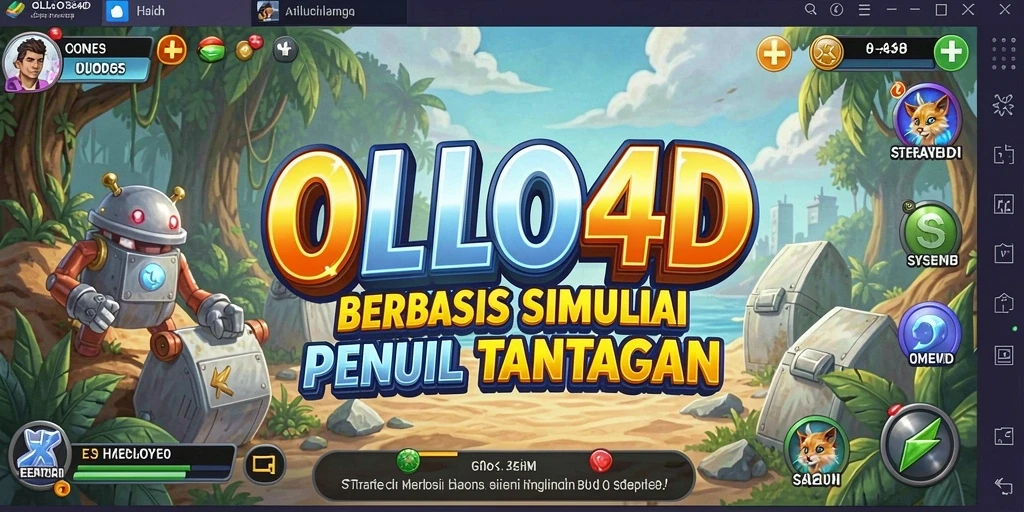 Tampilan gameplay strategis yang seru di OLLO4D.