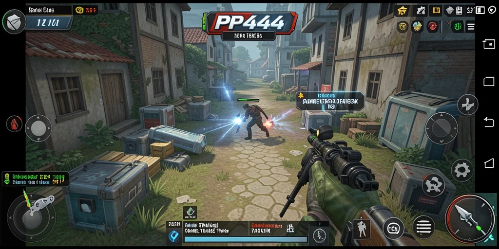 Gameplay PP444 menampilkan strategi yang dinamis dan menegangkan.