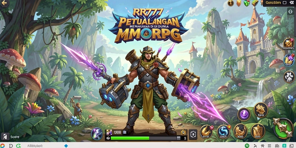Screenshot gameplay <strong>RR777</strong> yang menunjukkan pertarungan menarik di dunia MMORPG.