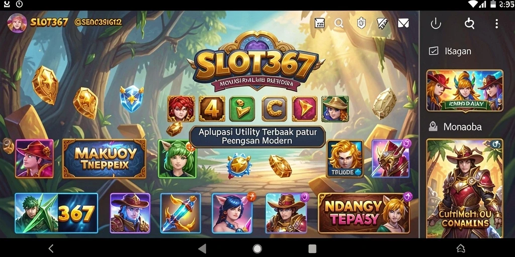 Tampilan antarmuka pengguna SLOT367 yang sederhana dan intuitif.