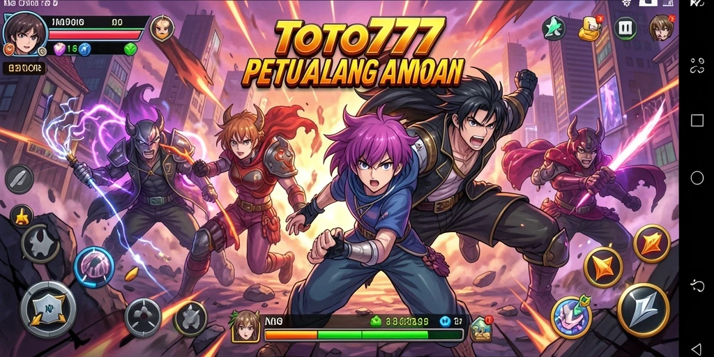 Tangkapan layar TOTO777 menampilkan aksi seru dalam dunia Anime yang penuh warna.
