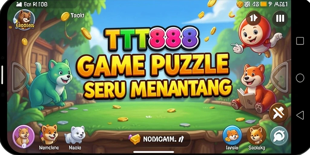 Gameplay TTT888 menampilkan tantangan puzzle yang seru dan menarik.
