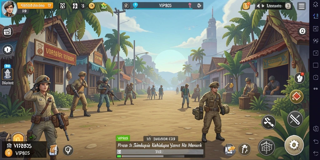 Tangkap keseruan gameplay simulasi dalam VIP805.