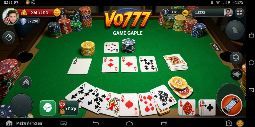 Tampilan gameplay Gaple yang menarik dan interaktif.
