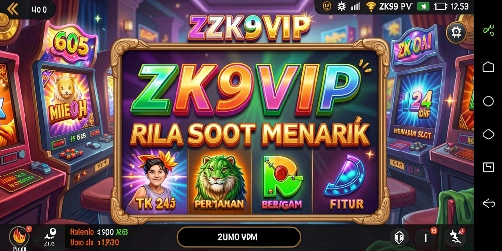 Tampilan gameplay Slot ZK9VIP yang seru dan menarik.